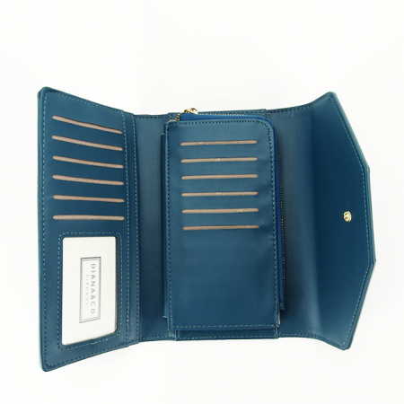 Portofel de dama, Diana&CO, DFX3496-13 05 Albastru teal [4]