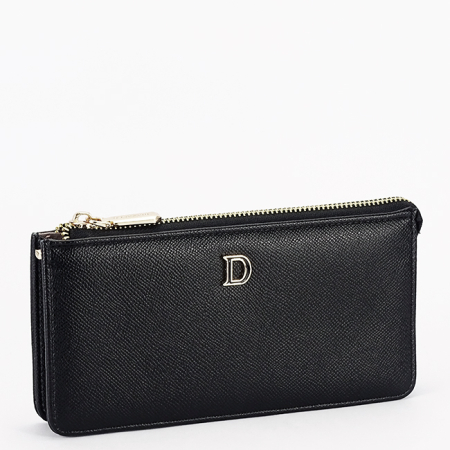 Noutati - Portofel de dama negru DIANA&CO DSF993-1 05