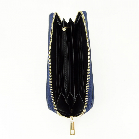 Portofel din piele naturala 8954 07 Bleumarin [6]