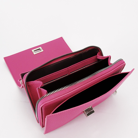Portofel fucsia tip geanta Flora&CO F5003 14 [7]