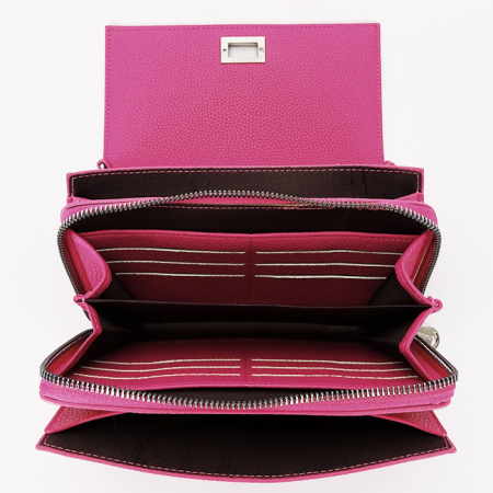 Portofel fucsia tip geanta Flora&CO F5003 14 [6]