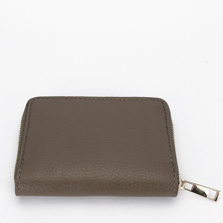 Portofel mic taupe din piele naturala 8912 07 [2]