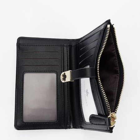 Portofel negru David Jones Paris P140-003H 07 [6]