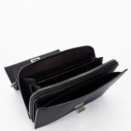 Portofel negru tip geanta Flora&CO F5003 14 [7]