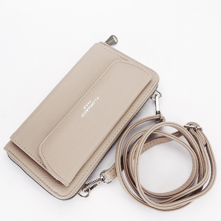 Oferte Speciale - Portofel si port telefon bej H6017A 07