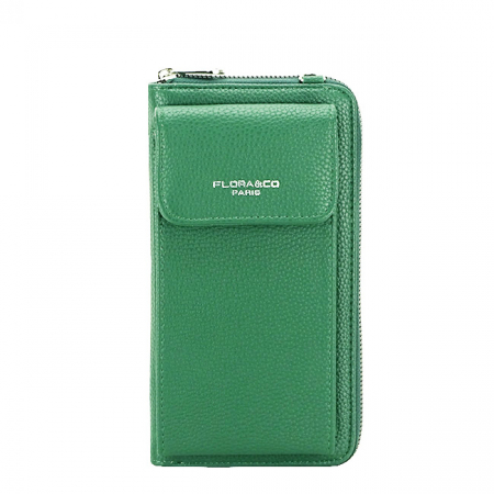 Portofele - Portofel si port telefon verde deschis Lisa 07