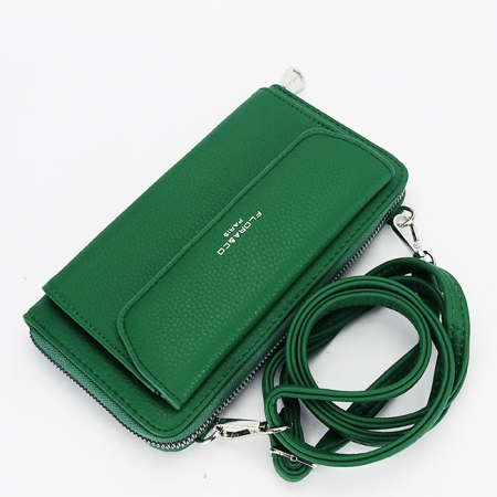 Femei - Portofel si port telefon verde H6017 07