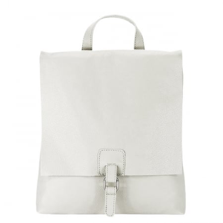 Noutati - Rucsac 2 in 1 alb din piele naturala 5974-28 M11