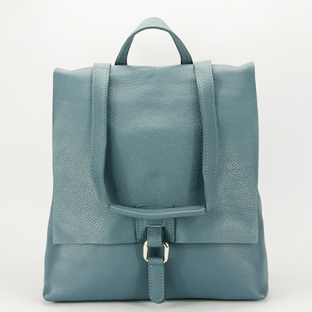 Rucsac 2 in 1 albastru verzui din piele naturala 59741-28 122 [1]