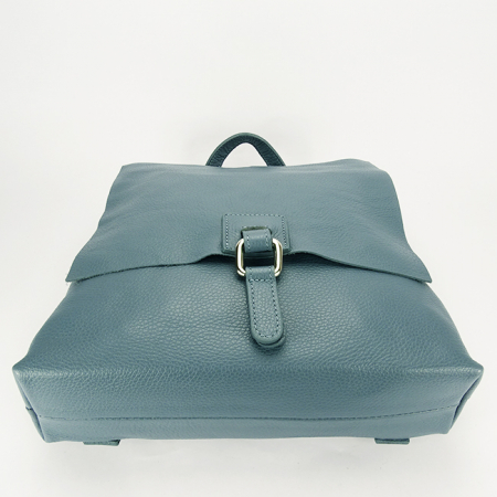 Rucsac 2 in 1 albastru verzui din piele naturala 59741-28 122 [5]