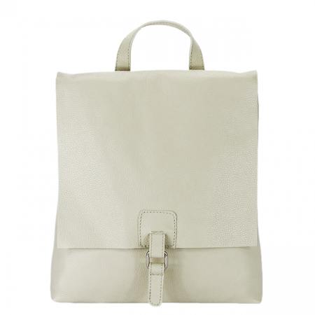 Noutati - Rucsac 2 in 1 crem din piele naturala 5974-28 M11