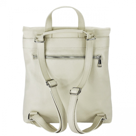 Rucsac 2 in 1 crem din piele naturala 5974-28 M11 [4]