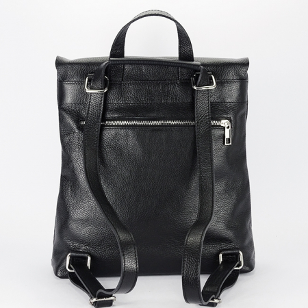 Rucsac 2 in 1 negru din piele naturala 5974-28 M11 [4]