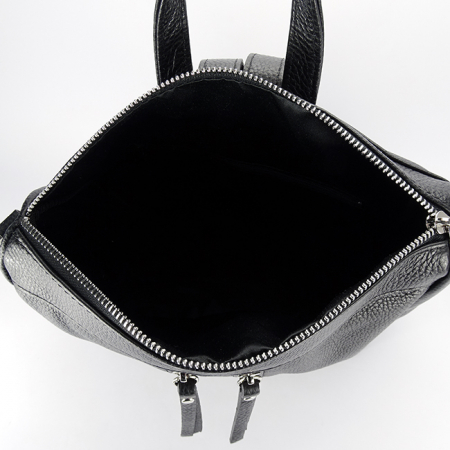 Rucsac 2 in 1 negru din piele naturala 873 124 [7]