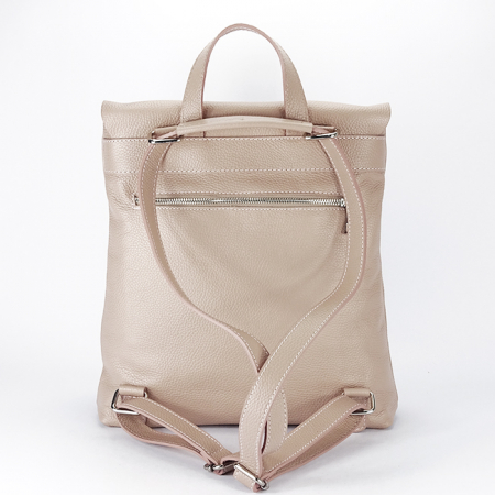 Rucsac 2 in 1 roz din piele naturala 5974-28 M11 [4]