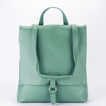 Rucsac 2 in 1 verde menta din piele naturala 5974-28 M11 [1]