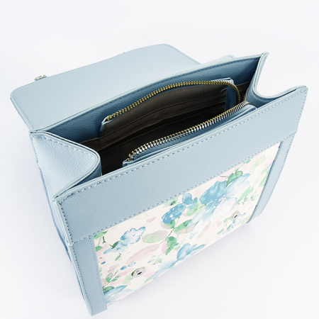 Rucsac albastru deschis cu imprimeu floral DHJ731-3 M11 [6]