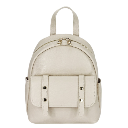 Accesorii - Rucsac bej din piele naturala 2079 127