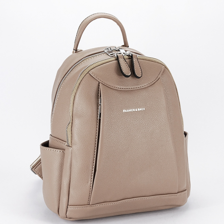 Rucsac bej taupe casual 8008 119 [1]