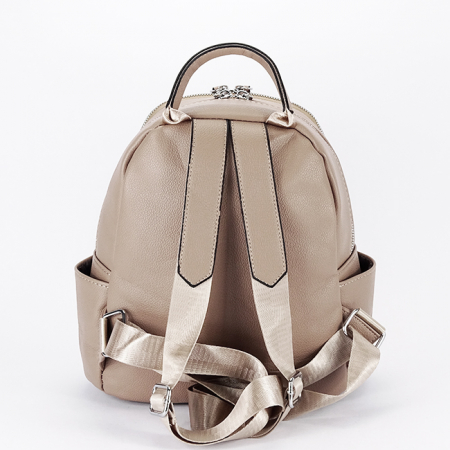 Rucsac bej taupe casual 8008 119 [3]