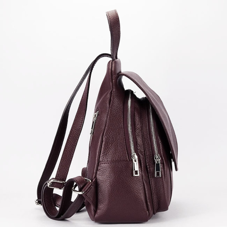 Rucsac bordo din piele naturala 8906 122 [3]