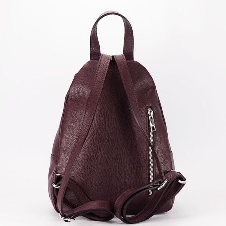 Rucsac bordo din piele naturala 8906 122 [4]