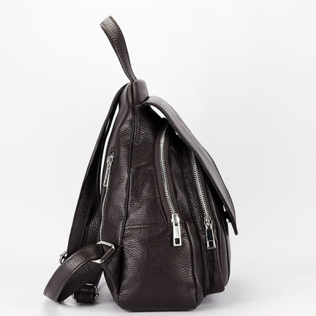 Rucsac cafeniu din piele naturala 8906 122 [3]