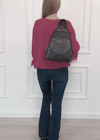 Rucsac cafeniu din piele naturala 8906 122 [1]