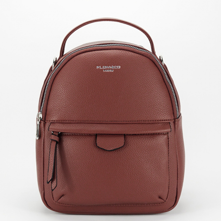 Rucsac caramiziu convertibil in geanta F3606 18 [1]