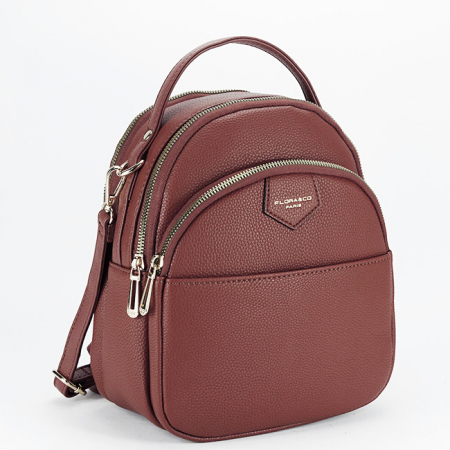 Noutati - Rucsac caramiziu convertibil in geanta F3610 119