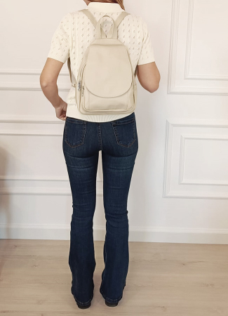 Rucsac crem din piele naturala 8906 122 [1]