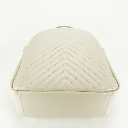 Rucsac din piele naturala 8955 121 Crem [5]