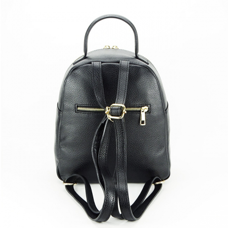 Rucsac din piele naturala 8955 121 Negru [3]