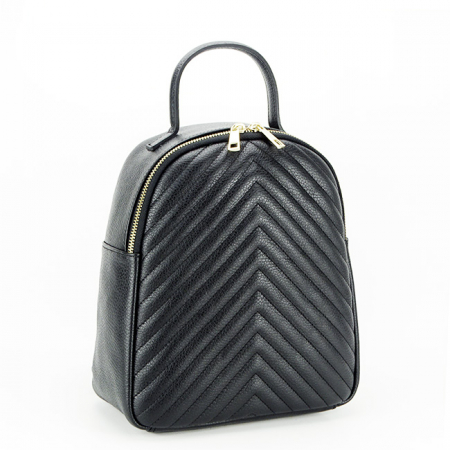 Rucsac din piele naturala 8955 121 Negru [1]