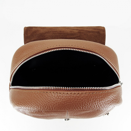 Rucsac din piele naturala Veronica 123 Camel [6]