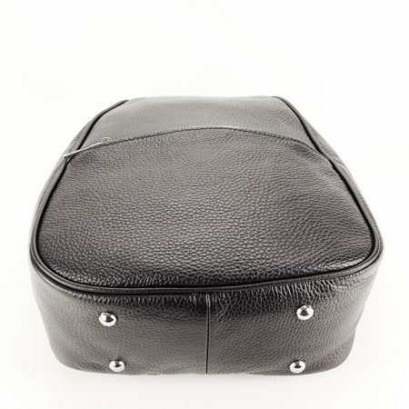 Rucsac din piele naturala negru Lili 121 [4]