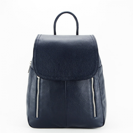 Accesorii - Rucsac din piele naturala Veronica 123 Bleumarin