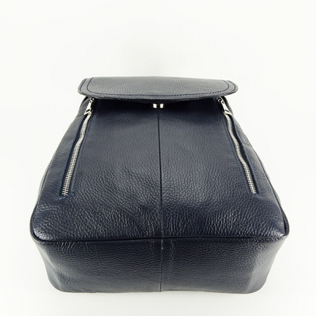 Rucsac din piele naturala Veronica 123 Bleumarin [4]