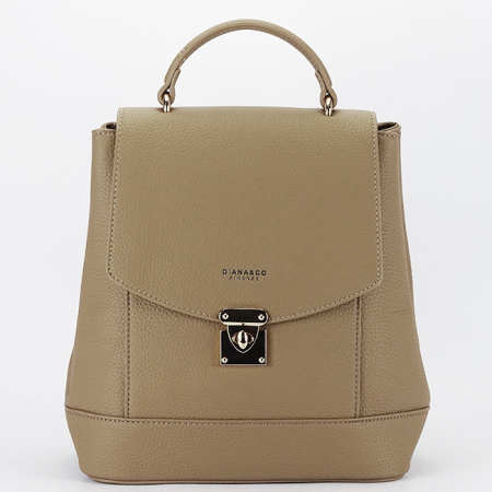 Rucsac maro taupe Diana&CO DHJ824-1 18 [2]