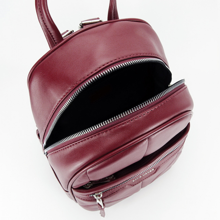 Rucsac mediu David Jones 6860-3 16 Bordo [6]
