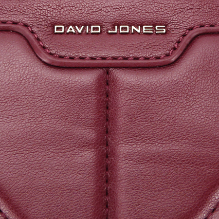 Rucsac mediu David Jones 6860-3 16 Bordo [9]