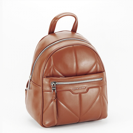 Rucsac mediu David Jones 6860-3 16 Cognac [1]