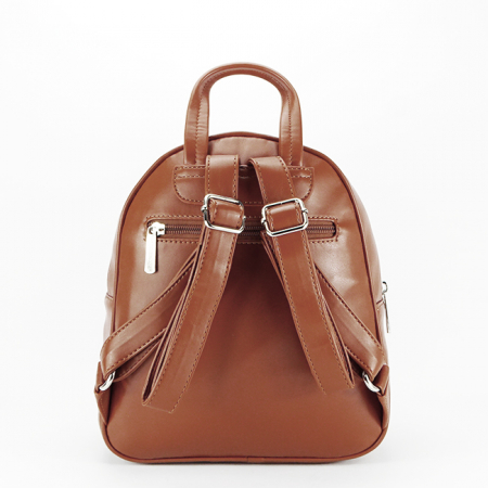 Rucsac mediu David Jones 6860-3 16 Cognac [3]