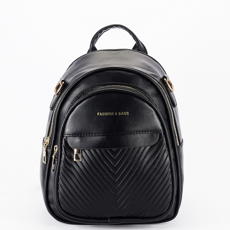 Noutati - Rucsac negru casual 8009 119
