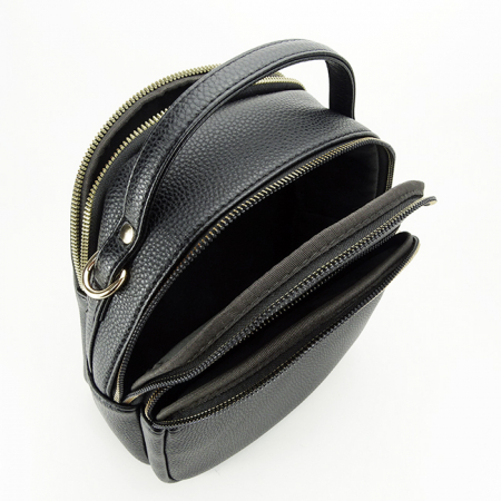 Rucsac convertibil in geanta, Flora&co Paris, F3610 120 Negru [6]