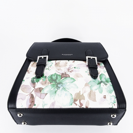 Rucsac negru cu imprimeu floral DHJ731-3 M11 [4]