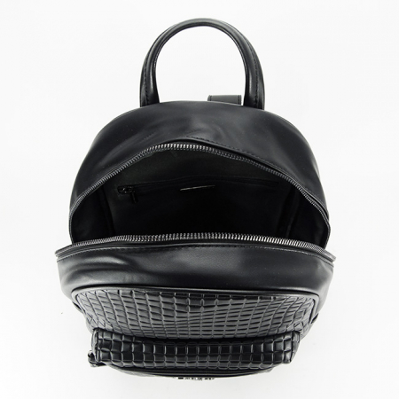 Rucsac negru cu imprimeu geometric 6909-2 119 [5]