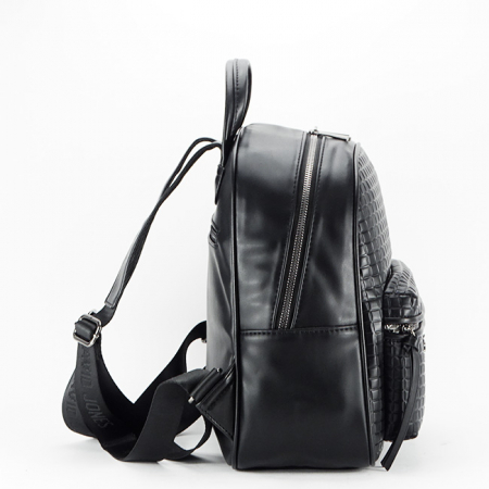 Rucsac negru cu imprimeu geometric 6909-2 119 [2]