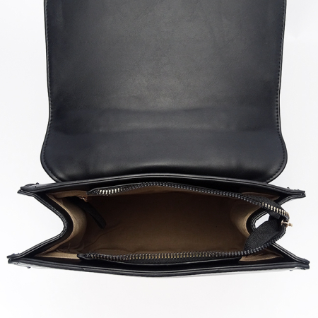 Rucsac negru cu model impletit DHJ727-3 18 [6]