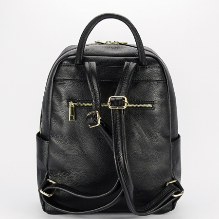 Rucsac negru din piele naturala 1775 122 [3]